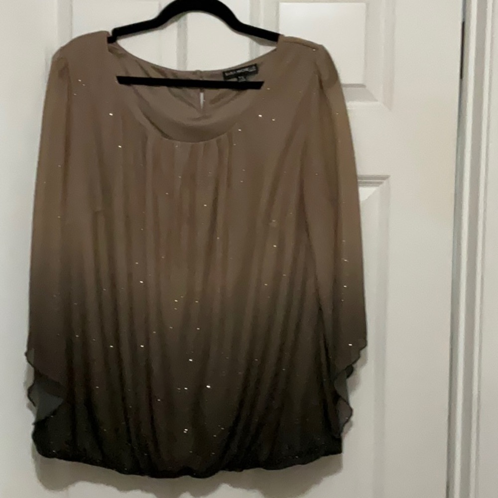 Sara Michelle Elegant Brown Ombré ’ Women's Top
